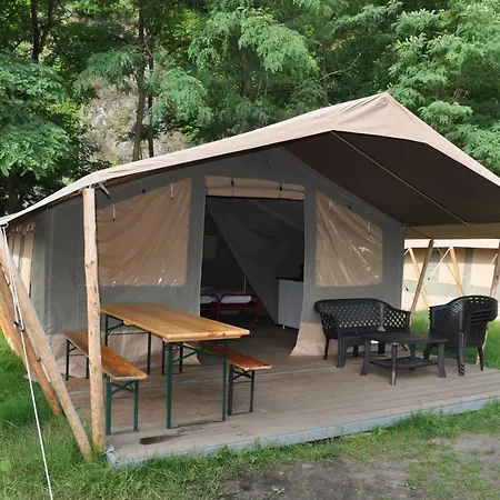 Safari Tent At Camping Le Confluent Comblain-au-Pont